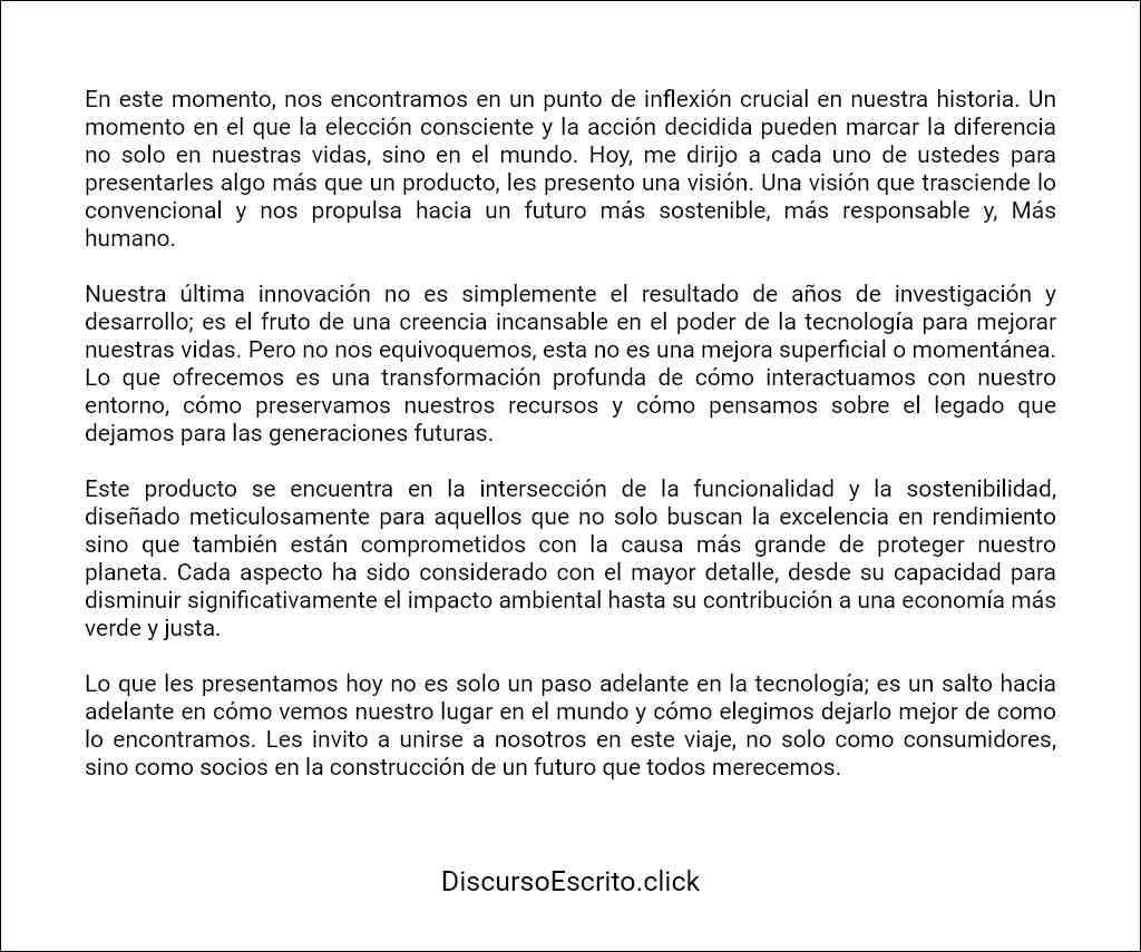 formato de Discursos publicitarios 